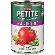 H E B Select Ingredients Mexican Style Petite Diced Tomatoes