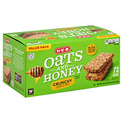 H E B Select Ingredients Oats And Honey Crunchy Granola Bars Value Pack Shop Granola Snack Bars At H E B