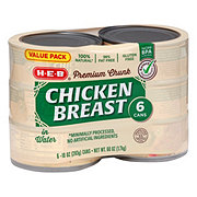 H E B Select Ingredients Premium Chunk Chicken Breast In Water