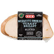 H-E-B Select Ingredients Sliced Mesquite Smoked Turkey Breast - Shop ...