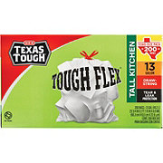 H-E-B Texas Tough Large Multipurpose Flap Tie Trash Bags, 33