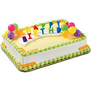 H-E-B White Cake With Vanilla Ice Cream & Deco - Shop Cakes At H-E-B