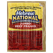 Hebrew National Jumbo Beef Franks - Shop Meat At H-E-B