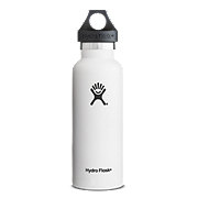 hydro flask 18 oz standard mouth white