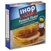 Ihop French Toast Breakfast Sandwich With Maple Sausage Egg And Cheese Shop Entrees Sides At H E B