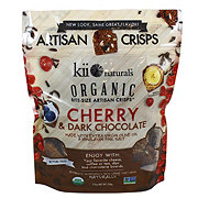 Kii Naturals Organic Cherry Dark Chocolate Crisps Shop Crackers Breadsticks At H E B