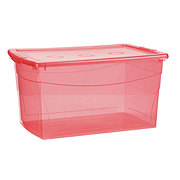 Kis Omni Box 52 Quart Storage Box with Lid, Coral - Shop Storage ...