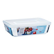 H-E-B 10.8 Cup Airtight Leak Proof Food Storage Container with Turquoise  Lid - Shop Food Storage at H-E-B