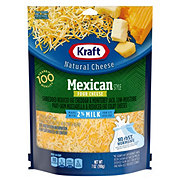 Kraft Reduced Fat Mexican Style Four Cheese, Shredded - Shop Cheese At ...