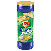 Lay's Stax Sour Cream & Onion Potato Crisps - Shop Chips At H-E-B