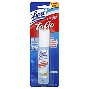  Lysol To Go Travel Size Crisp Linen Scent Disinfectant 