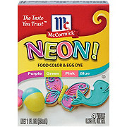Mccormick Neon Food Coloring Mixing Chart
