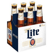 Miller Lite Beer 12 Oz Bottles Shop Beer At H E B