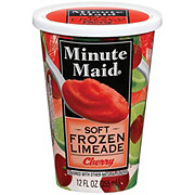 Minute Maid Soft Frozen Limeade Cherry Cup - Shop Bars & Pops at H-E-B