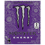 Monster Energy Zero Ultra, Sugar Free Energy Drink, 16 oz. Cans - Shop ...