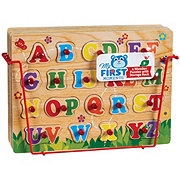 My First Moments Wooden Puzzle Set with Storage Rack - Shop Toys at H-E-B