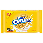 Nabisco Oreo Golden Double Stuf Sandwich Cookies Family Size Shop Cookies At H E B