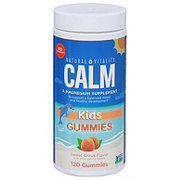 Natural Vitality Calm Kids Magnesium Supplement Sweet Citrus Gummies