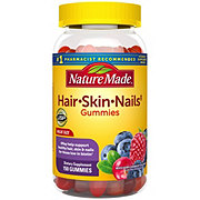 Nature Made Hair Skin Nails Adult Gummies Shop Multivitamins At