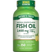 Nature's Truth Triple Omega 3-6-9 Fish Flax Borage 3600 Mg Softgels - Shop  Diet \u0026 Fitness at H-E-B