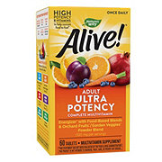 Nature S Way Alive Once Daily Mens Ultra Potency Multivitamin Shop Multivitamins At H E B