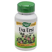 Nature's Way Premium Herbal Uva Ursi Leaves 480 Mg Capsules - Shop ...