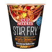 Nissin Hot Garlic Chicken Stir Fry Cup Noodles - Shop Soups & Chili at ...