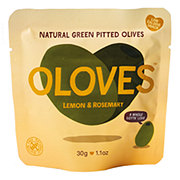Oloves Lemon & Rosemary Pitted Green Olives
