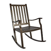 outdoor steel rocking chair