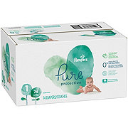 Pampers Pure Protection Diapers Super Pack 74 Ct - Shop Diapers & Potty ...