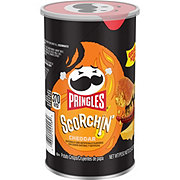 Pringles Scorchin' Cheddar Potato Crisps Chips - Shop Snacks & Candy At ...