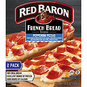 Red Baron Singles French Bread Pepperoni Pizzas Value Pack - Shop Pizza ...