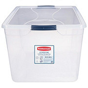 Rubbermaid Cleverstore Clear Latching Tote - Shop Storage ...