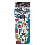 Schroeder & Tremayne Black Extra Large Dish Drying Mat 18x24 in - Shop  Kitchen Linens at H-E-B