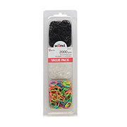 Scunci Small Black Rubber Bands