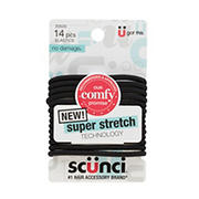 Scunci No Damage Black Elastic Shop Hair Accessories At H E B