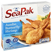 SeaPak Shrimp Co. Jumbo Butterfly Shrimp - Shop Frozen Seafood at HEB