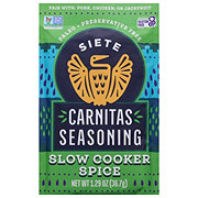 Siete Carnitas Seasoning Slow Cooker Spice