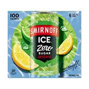 Smirnoff Ice Zero Sugar Original 12 oz Cans - Shop Malt Beverages