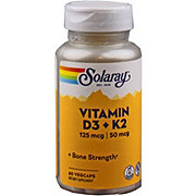 Solaray Vitamin D3 + K2 Capsules