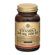 Solgar Vitamin E 400 Iu Pure Dalpha Tocopherol Softgels