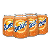 Sunkist Orange Soda 6 PK Cans