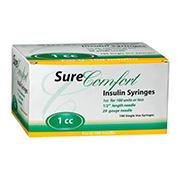 Sure Comfort 1cc 1 2 Long Needle 29 Gauge Insulin Syringes Shop