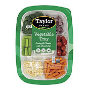 Taylor Farms Turkey and Cheese Vegetable Tray - Shop Party Trays at H-E-B