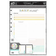 The Happy Planner Daily Checklist &amp; Priorities Big Filler Paper - Shop ...