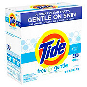 Tide Free & Gentle HE Powder Laundry Detergent 68 Loads - Shop Laundry ...