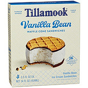 Tillamook Vanilla Bean Ice Cream Sandwiches Shop Ice Cream At H E B