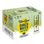 Topo Chico Ranch Water Hard Seltzer, 12 oz Cans - Shop Beer & Wine at H-E-B