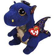 ty Saffire- Blue Dragon Beanie Boos Plush - Shop Toys at H-E-B