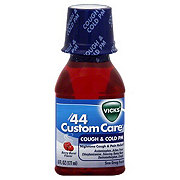 Vicks Formula 44 Custom Care Vicks 44 Custom Care Cough & Cold Liquid ...